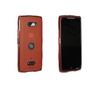 caseroxx Coque pour Crosscall Core-Z5, TPU-Housse Étui de Protection Antichoc pour Smartphone (Coque de Coloris Rouge) Protecteur d'écran