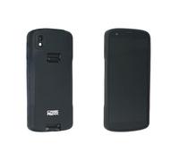 caseroxx Coque pour Zebra TC22 / TC27, Étui de Protection pour Ordinateur Mobile Portatif Étui de Protection Antichoc pour Smartphone (Coque de Coloris Noir) Verre Trempé Protecteur