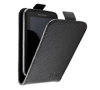 caseroxx Étui à rabat pour récepteur Dexcom G6 - Noir - Étui de téléphone portable avec fentes pour cartes de crédit et fermeture magnétique en cuir synthétique - Fin et fonctionnel