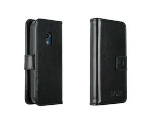caseroxx Étui de protection à rabat pour Nokia 225 4G (2024) - Noir - Avec compartiments pour cartes de crédit, fermeture magnétique, fonction support et protection complète