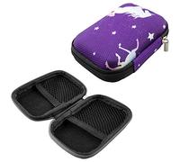caseroxx étui de Protection de pour Le Transport des lecteurs MP3 pour Enfants tels Que MusicFun, AGPTEK, Zacro, etc. en Motif de Licorne - Violet