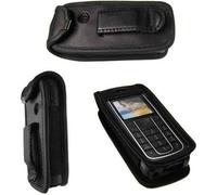 caseroxx Sac Cuir avec Clip Ceinture pour Nokia 6230, 6230i en noir fait de cuir
