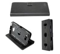 caseroxx Étui pour Crosscall Core-X5, Housse Bookstyle en Cuir Artificiel, Noir