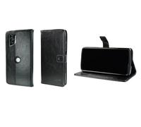 caseroxx Étui pour Crosscall Stellar-X5 / X5s, Housse Bookstyle en Cuir Artificiel, Noir