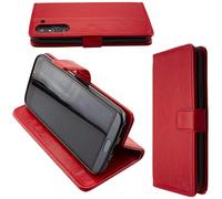 caseroxx Étui pour Doro 8050/8050 Plus, Housse Bookstyle en Cuir Artificiel, Rouge