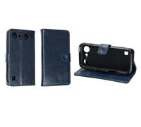 caseroxx Étui pour Doro Aurora A10/A11, Housse Bookstyle en Cuir Artificiel, Bleu