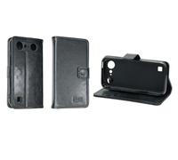 caseroxx Étui pour Doro Aurora A10/A11, Housse Bookstyle en Cuir Artificiel, Noir