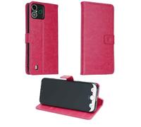 caseroxx Étui pour Doro Aurora A30/A31, Housse Bookstyle en Cuir Artificiel, Rose