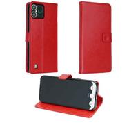caseroxx Étui pour Doro Aurora A30/A31, Housse Bookstyle en Cuir Artificiel, Rouge