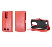 caseroxx Étui pour Emporia Smart 5 Mini, Housse Bookstyle en Cuir Artificiel, Rouge