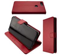caseroxx Étui pour Gigaset GS195, Housse Bookstyle en Cuir Artificiel, Rouge