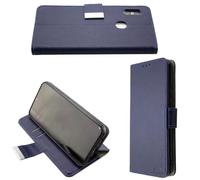caseroxx Étui pour Gigaset GS290, Housse Bookstyle en Cuir Artificiel, Bleu