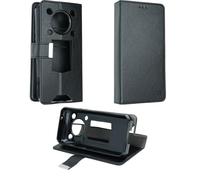 caseroxx Étui pour Oukitel WP56, Housse Bookstyle en Cuir Artificiel, Noir