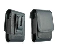 caseroxx Étui pour Pager en Cuir véritable pour et Plus - pour Pompiers et équipes d’Intervention, avec Clip et Boucle