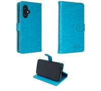 caseroxx Étui pour SPC Zeus 2, Housse Bookstyle en Cuir Artificiel, Bleu Clair