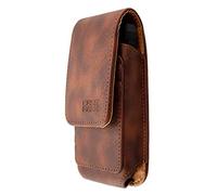 caseroxx Étui pour téléphone Portable d'extérieur de adapté à Crosscall Core-S4 avec Clip de Ceinture Rotatif, étui de Protection en Brun