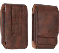 caseroxx Etui pour téléphone portable pour SPC Harmony, Harmony 2, Stella 3, Polaris avec boucle de ceinture en différentes couleurs marron