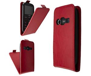 caseroxx Flipcase Doro 1360/1361 / 1362, Étui de téléphone Portable (Flipcase de Coloris Rouge)