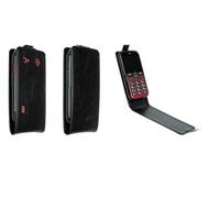 caseroxx Flipcase Doro Leva L10 / L11 / E10, Étui de téléphone Portable (Flipcase de Coloris Noir)