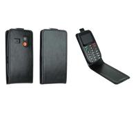 caseroxx Flipcase Gigaset GL395, Étui de téléphone Portable (Flipcase de Coloris Noir)