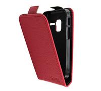 caseroxx Flipcase pour Alcatel 2008G, Étui de téléphone Portable (Flipcase de Coloris Rouge)
