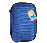 caseroxx Glycomètre Hard Case compatible avec Freestyle Libre 1/2 / Insulinx / 14 Day en bleu, housse de rangement pour diabétique