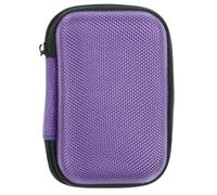 caseroxx Glycomètre Hard Case Compatible avec Freestyle Libre 1/2 / Insulinx / 14 Day en Pourpre, Housse de Rangement pour diabétique