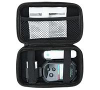 caseroxx Glycomètre Hard Case compatible avec Onetouch Select Plus Flex en noir