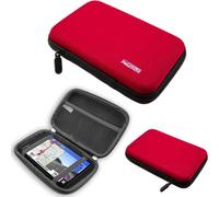 caseroxx GPS Sac pour appareil de navigation Housse de navigation pour votre appareil GPS Garmin DriveSmart 76 Sac GPS avec fermeture éclair et élastique