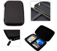 caseroxx GPS Sac pour appareil de navigation Housse de navigation pour votre appareil GPS TomTom GO Camper Max / PP Sac GPS avec fermeture éclair et élastique