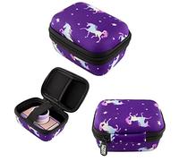 caseroxx Housse de Protection pour Appareil Photo pour Enfant Compatible avec Les Fabricants de différents appareils Photo comme Joylink, TekHome, ikotayou, etc., Motif Licorne, Violet.