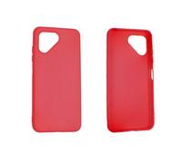 caseroxx Housse de protection TPU compatible avec Fairphone 4, étui en caoutchouc pour téléphone portable rouge