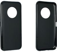 caseroxx Housse de protection TPU Housse compatible avec Gigaset GX6 / GX6 Pro, étui de téléphone portable en caoutchouc noir + film de protection d'écran