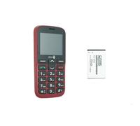 caseroxx Li Ion Batterie de téléphone portable compatible avec Doro 1380 / 1381