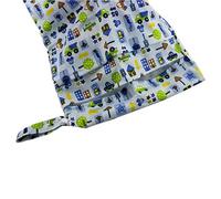 caseroxx Nappy Bag/Wet Bag/Wrap Zipper Bag Taille Prime 2-Pocket, sac de plage pour bébé Wet Bag/Sac de couches Conception de voitures