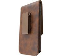 caseroxx Outdoor Etui pour téléphone portable adapté au GreatCall Jitterbug Smart avec clip ceinture pivotant, étui de protection en marron