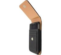 caseroxx Outdoor Etui pour téléphone portable adapté au Komu X1 avec clip ceinture pivotant, étui de protection en marron
