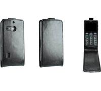 caseroxx protection étui housse flip cover compatible avec Doro 1880/1881 / 5860, étui smartphone flip cover en noir