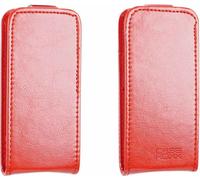 caseroxx Protection Housse Housse Flip Cover compatible avec Nokia 105 2G (2023) / 106 2G (2023), Smartphone Housse Flip Cover en rouge