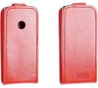 caseroxx Protection Housse Housse Flip Cover compatible avec Nokia 105 4G (2023) / 110 4G (2023), Smartphone Housse Flip Cover en rouge