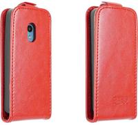 caseroxx Protection Housse Housse Flip Cover compatible avec Nokia 225 4G (2024), Smartphone Housse Flip Cover en rouge
