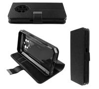 caseroxx Rabat Housse pour Blackview BV8800 / BL8800 Pro, Noir | Étui à rabat type livre avec compartiments intérieurs et protection intégrale au quotidien, en Cuir artificiel