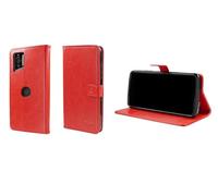 Étui portefeuille caseroxx pour Crosscall Stellar-X5 / X5s en Cuir artificiel avec porte-cartes - rouge