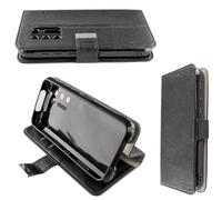 caseroxx Rabat Housse pour Doogee S97 Pro, Noir | Étui à rabat type livre avec compartiments intérieurs et protection intégrale au quotidien, en Cuir artificiel