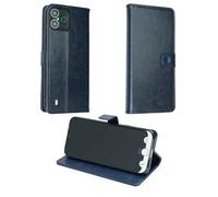 caseroxx Étui pour Doro Aurora A30/A31, Housse Bookstyle en Cuir Artificiel, Bleu