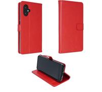 caseroxx Rabat Housse pour SPC Zeus 2 Pro, Rouge | Étui à rabat type livre avec compartiments intérieurs et protection intégrale au quotidien, en Cuir artificiel