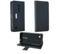 caseroxx Rabat Housse pour Ulefone Armor X12 / X12 Pro, Noir | Étui à rabat type livre avec compartiments intérieurs et protection intégrale au quotidien, en Cuir artificiel