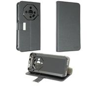 caseroxx Rabat Housse pour Ulefone Armor X16 Pro, Noir | Étui à rabat type livre avec compartiments intérieurs et protection intégrale au quotidien, en Cuir artificiel