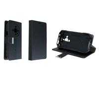 caseroxx Rabat Housse pour Ulefone Armor X32 / X32 Pro, Noir | Étui à rabat type livre avec compartiments intérieurs et protection intégrale au quotidien, en Cuir artificiel