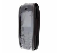 caseroxx Sac Cuir avec Clip Ceinture pour Nokia 105 (2017) en noir fait de cuir